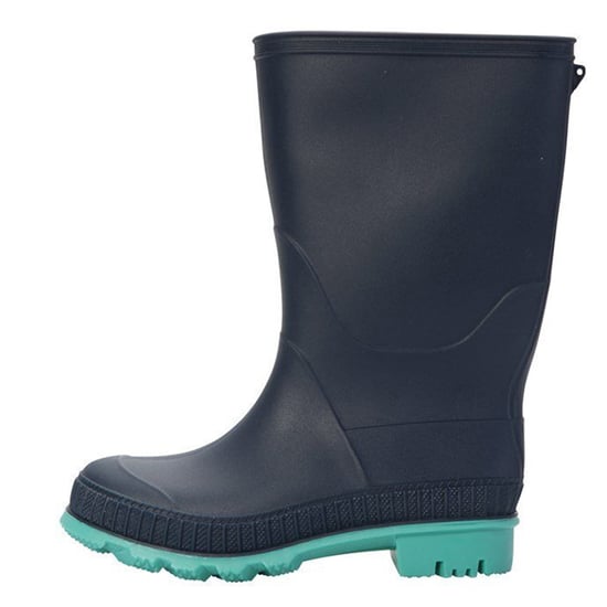 Mountain Warehouse Childrens/Kids Plain Wellington Boots (Navy) - Image 3