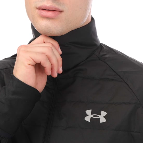 Men's Under Armour Storm Run Insulate Hybrid Jacket in Black