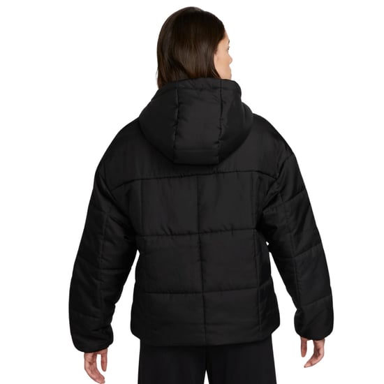 Chaqueta acolchada negra lisa de Nike - Image 3
