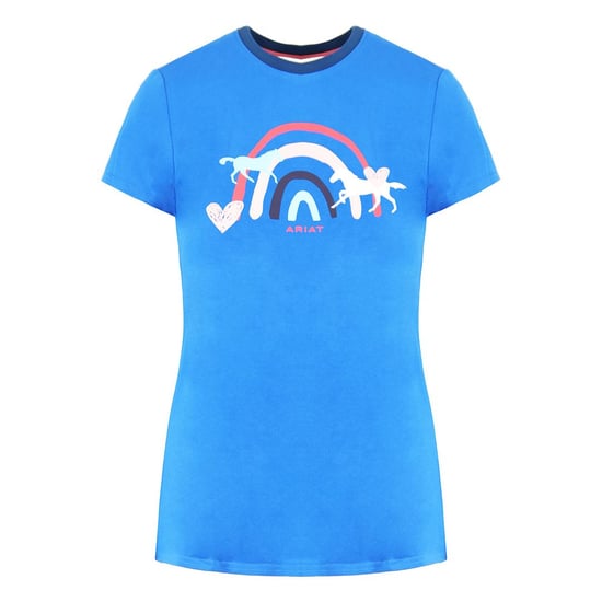 Ariat Rainbow Wishes Kids Blue T-Shirt