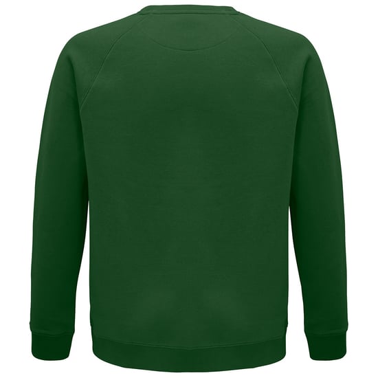 SOLS Unisex Adult Space Organic Raglan Sweatshirt (Bottle Green) - Image 2