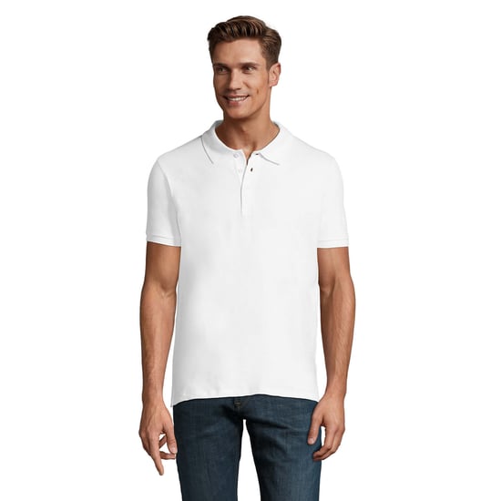 SOLS Mens Phoenix Polo Shirt (White) - Image 1