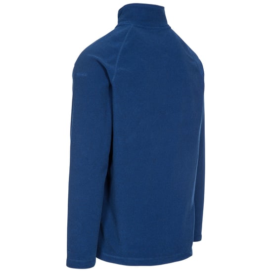 Trespass Mens Keynote Anti Pilling 1/4 Zip Fleece Top (Dark Navy)
