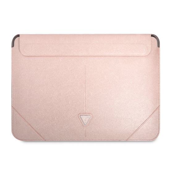 Guess 16" Laptop Sleeve PU Saffiano Triangle Metal Logo