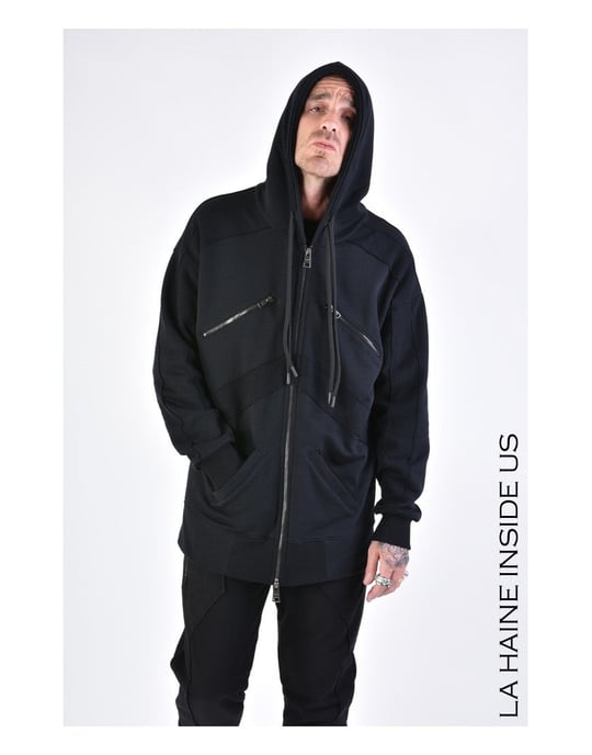 La Haine Inside Us Sudadera del hombre negro - Image 3