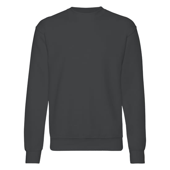 Fruit Of The Loom Mens Set-In Belcoro® Yarn Sweatshirt (Light Graphite) - Image 1