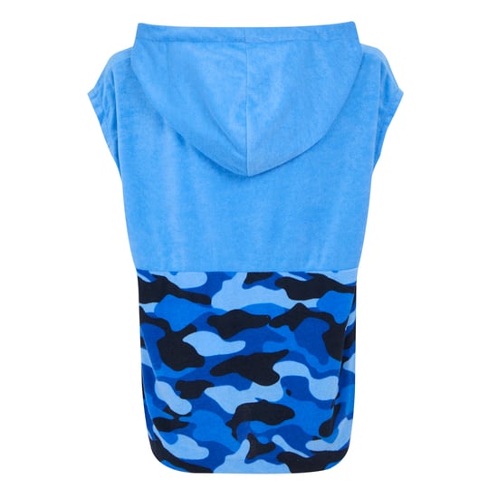 Regatta Childrens/Kids II Camo Hooded Towel (Elysium Blue) - Image 2