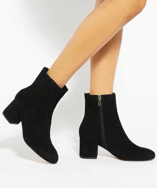Dune Ladies Ottack 2 - Side Zip Block Heel Ankle Boots
