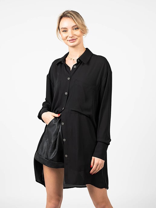 La Haine Inside Us Camisa Melman Mujer Negro - Image 5
