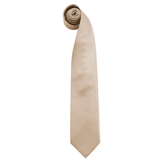 Premier Mens Colours Fashion Tie (Khaki) - Image 1