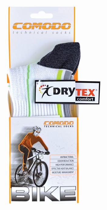 COMODO - Calcetines Ciclismo Neon Alta Visibilidad para Bicicleta | Hombre y Mujer | Calcetines Tobilleros Luminosos para Verano - Image 2