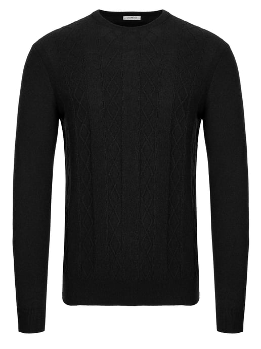 Jersey Malo Optimum de cachemir negro - Image 1