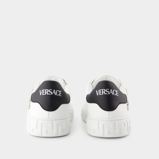 Versace Zapatillas La Greca - - Tejido - Blanco - Image 2