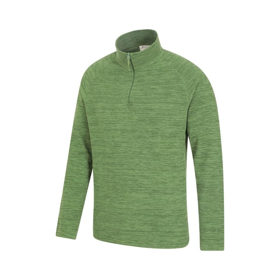 Mountain Warehouse Mens Snowdon II Fleece Top (Bright Green) - Image 3