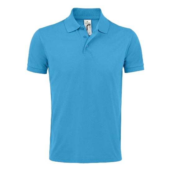 SOLS Mens Prime Polo Shirt (Aqua) - Image 1