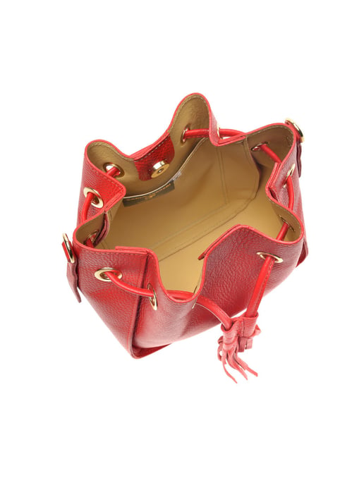 Carla Ferreri SS22 CF 1400 Red Leather Bag - Image 4
