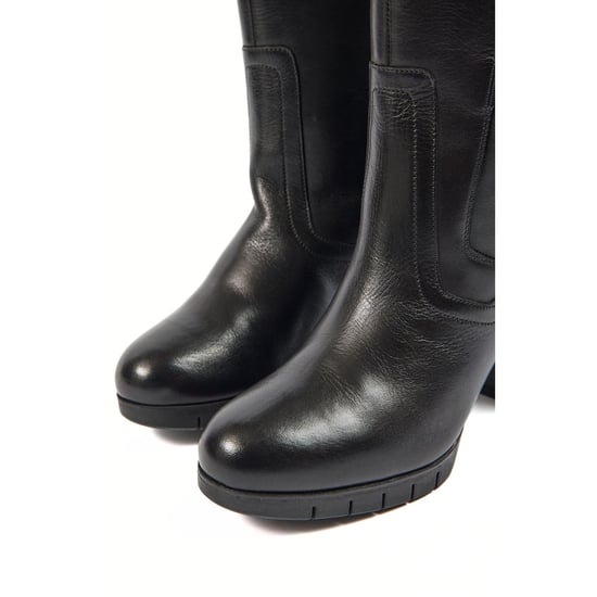 Pod Nitika Leather Women's Black Boots - Image 5