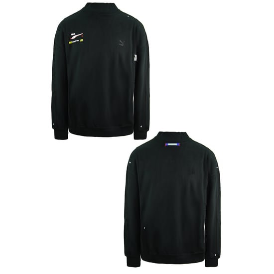 Puma x Ader Error Crew Neck Long Sleeve Sweatshirt Black Mens Jumper 595539 01
