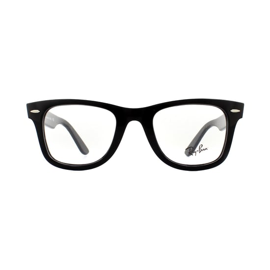 Montura de Gafas Ray-Ban Square Negra Unisex para Mujeres - Image 1