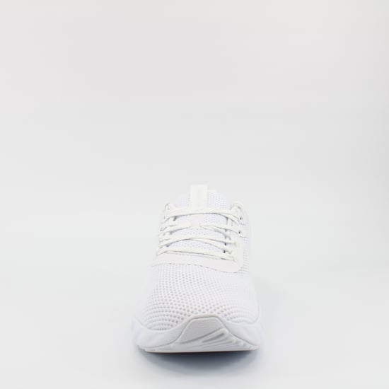 Under Armour Charged Will White Textile Mens Lace Up Trainers 3022038 101