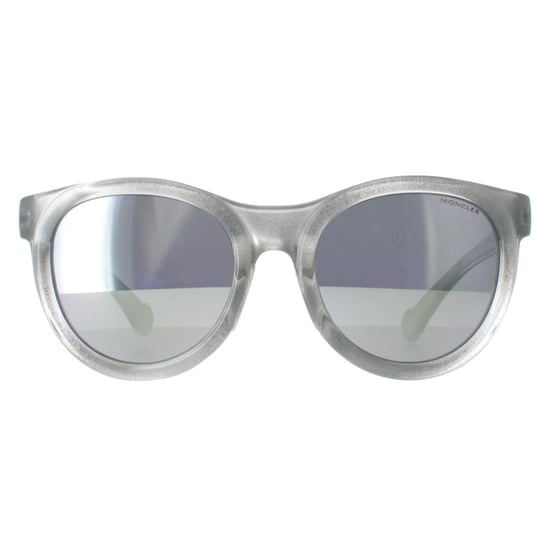 Moncler Round Unisex Grey Transparent Grey Mirror ML0087
