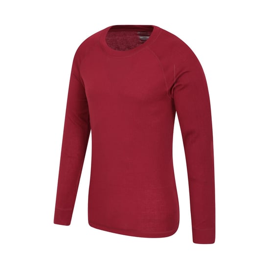 Mountain Warehouse Mens Talus Round Neck Long-Sleeved Thermal Top (Red)