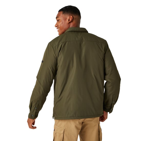 Regatta Mens Vinca Shacket Jacket (Dark Khaki)