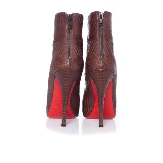 Snakeskin platform boots - Image 6