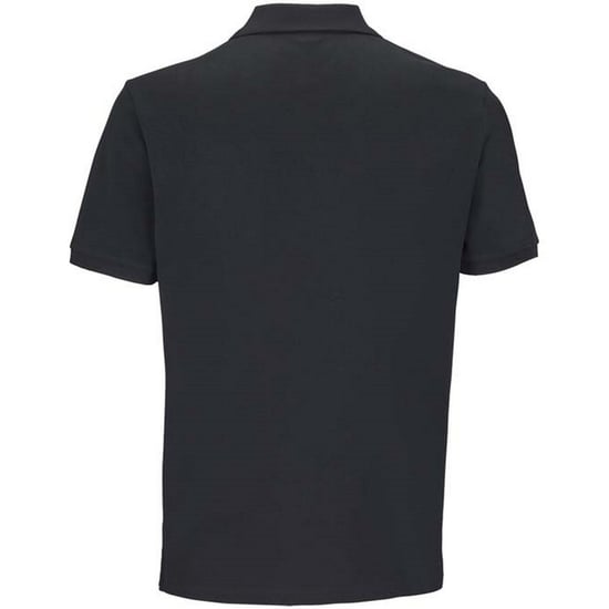 SOLS Unisex Adult Pegase Pique Polo Shirt (Black) - Image 2