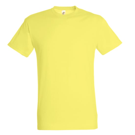 SOLS Mens Regent Short Sleeve T-Shirt (Pale Yellow) - Image 1