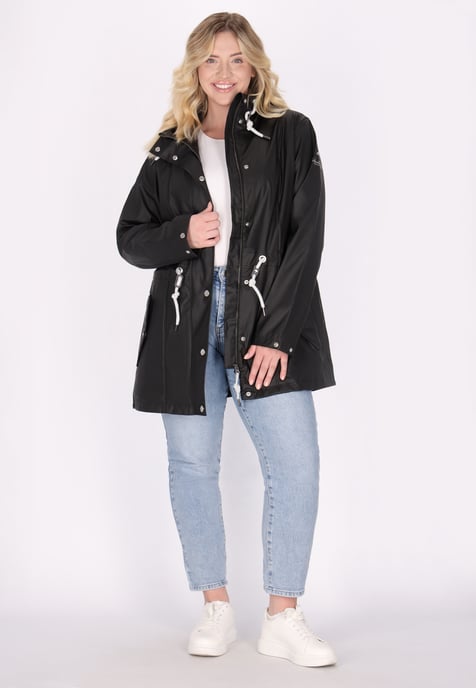 Schmuddelwedda raincoat women black - Image 2