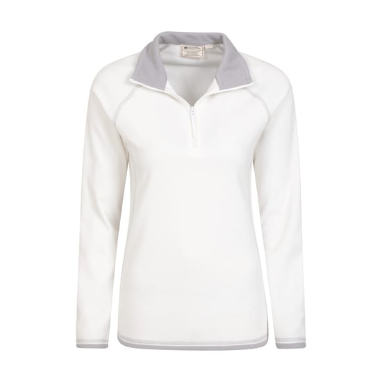 Mountain Warehouse Womens/Ladies Montana Half Zip Fleece Top (Beige) - Image 3