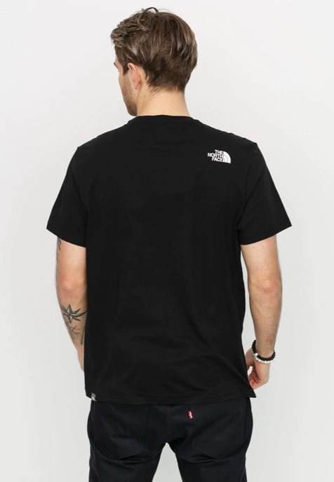 The North Face Hombre SS Simple Dome Camiseta Negra - Image 2