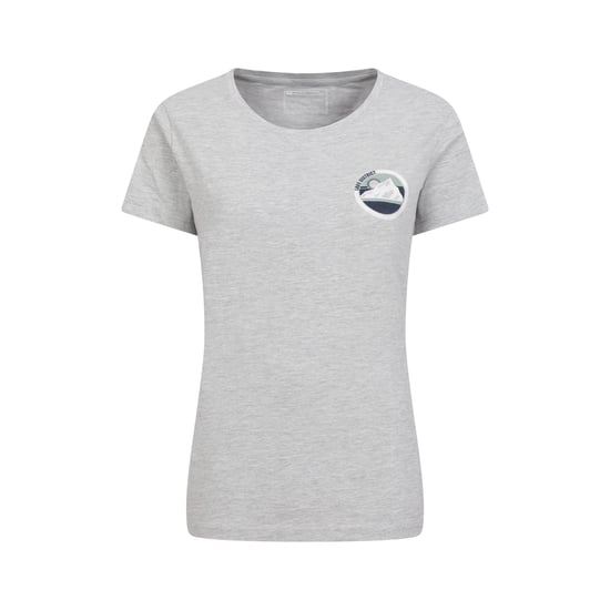 Mountain Warehouse Womens/Ladies Lake District Tree Ring Organic T-Shirt (Grey) - Image 1