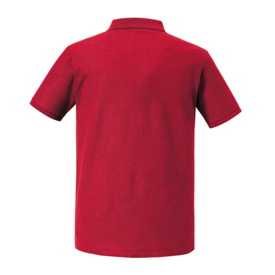 Russell Mens Authentic Eco Polo Shirt (Classic Red) - Image 2