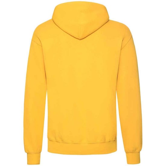 Fruit Of The Loom Adults Unisex Classic Hooded Sweatshirt (Sunflower) - Image 2
