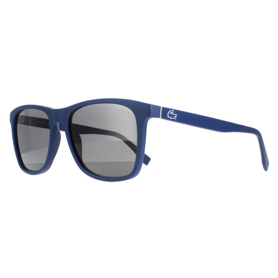Lacoste Rectangle Mens Matte Blue Grey Polarised  L860SP