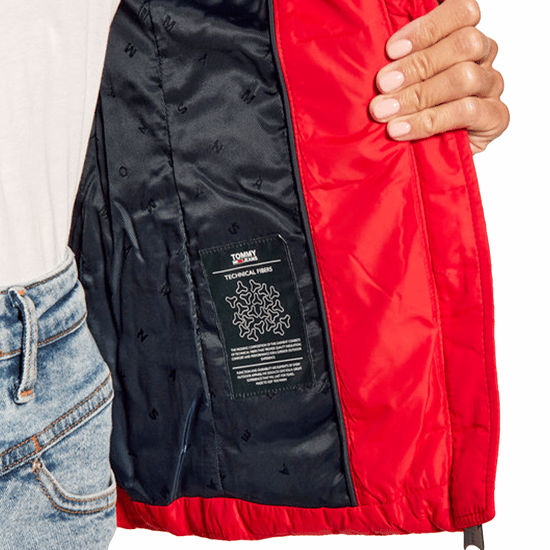 Chaqueta Tommy Jeans para mujer, corte ajustado, combinación de colores - Image 4