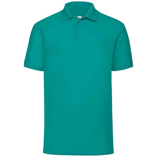 Fruit of the Loom Mens 65/35 Polo Shirt (Emerald) - Image 1