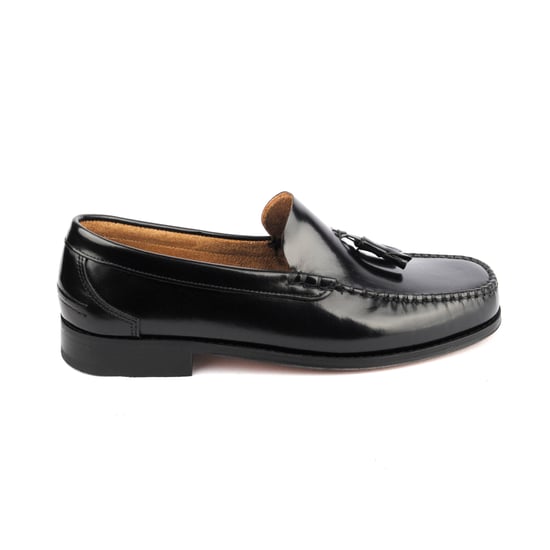 Man's Moccasin Shoe Sotoalto color Black