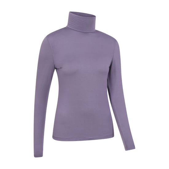 Mountain Warehouse Womens/Ladies Keep The Heat Isotherm Roll Neck Base Layer Top (Dusky Purple) - Image 4