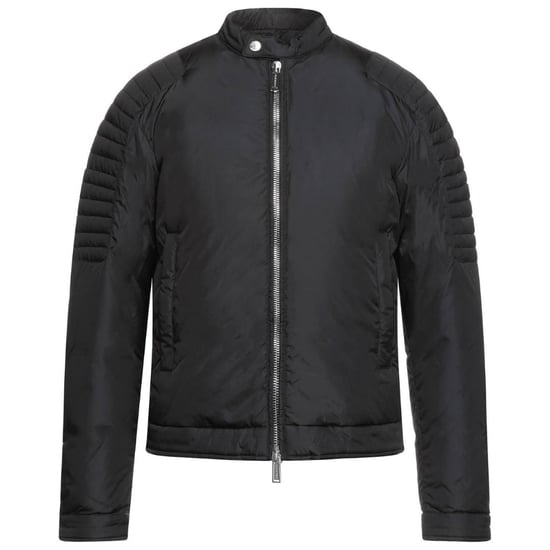 Chaqueta de plumas negra Biker de Dsquared2 - Image 1