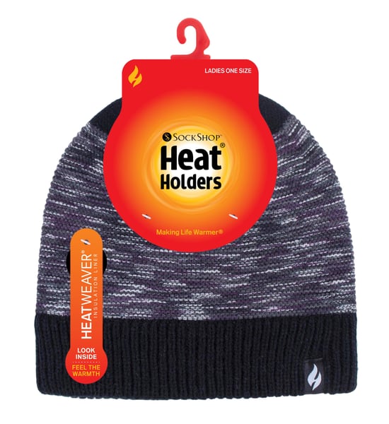 SOPORTADORES DE CALOR - Gorro térmico de punto para mujer en invierno - Image 2