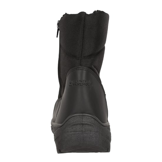 Mountain Warehouse Womens/Ladies Icey Fleece Lined Ankle Snow Boots (Black) - Image 2