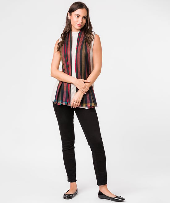 Ratio' Cashmere & Merino Wool Scarf
