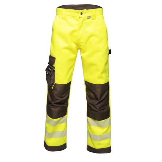 Regatta Mens Tactical Hi Vis Hardwearing Reflective Trousers