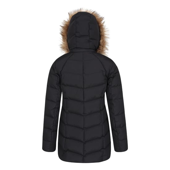 Mountain Warehouse Womens/Ladies Isla II Long Down Jacket (Jet Black) - Image 2