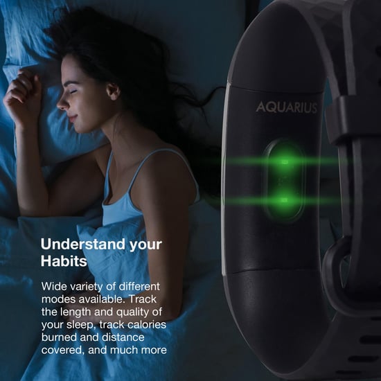 Aquarius Waterproof iP67 Fitness Tracker Black