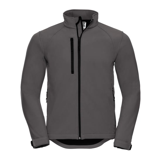 Russell Mens Soft Shell Jacket (Titanium Solid) - Image 1
