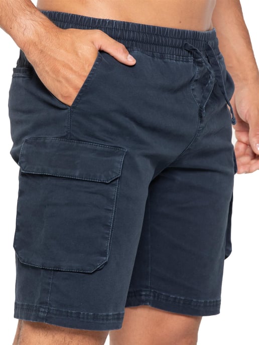 Enzo | Pantalones Cortos Cargo - Azul Marino - Image 3